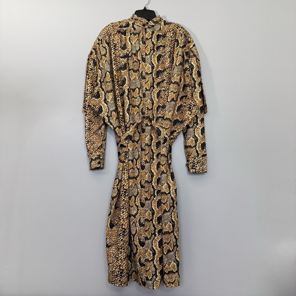 KATE HEWKO Leopard Print Dress size Medium oversized - Picture 6 of 12